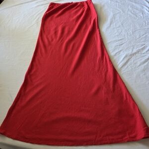 Wild Fable Bright Red Maxi Skirt, Size XS